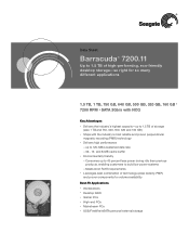 Seagate ST3500320AS Barracuda 7200.11 Data Sheet