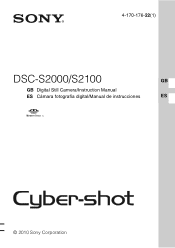 Sony DSC-S2100/D Instruction Manual