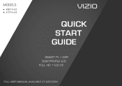 Vizio E601i-A3 E601i-A3 Quick Start Guide