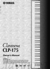 Yamaha CLP-175 Owner's Manual