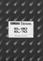 Yamaha EL-70 Owner's Manual (image)