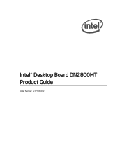 Intel DN2800MT Product Guide for Intel Desktop Board DN2800MT
