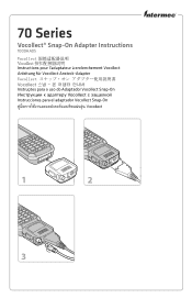 Intermec CK70 70 Series Vocollect Snap-On Adapter Instructions
