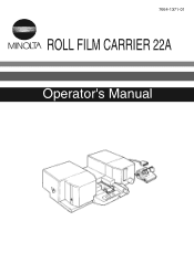 Konica Minolta MS6000 MK II RFC-22A Operator Manual