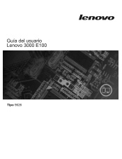Lenovo E100 (Spanish) User guide