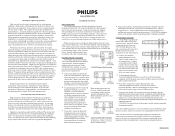Philips SPP2110WA/17 Handbook