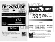 Viking MVBI7360W Energy Guide