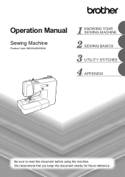 Brother International XS2070 Operation Manual