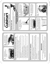 Cuisinart WAF-F20P1 Quick Reference