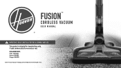 Hoover Fusion Pet Cordless Stick Vacuum Product Manual