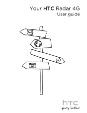 HTC Radar Radar4G CBW User Guide