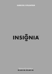 Insignia NS-L42X-10A User Manual (French)
