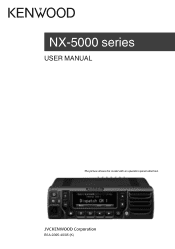 Kenwood NX-5000Series User Manual 2