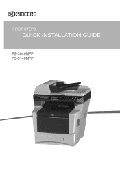 Kyocera FS-3140MFP FS-3040MFP/3140MFP Quick Installation Guide Rev-2