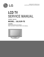 LG 32LX2R Service Manual