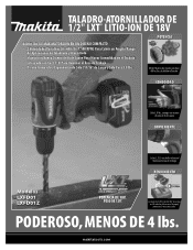 Makita LXFD01Z Flyer (Spanish)