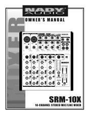 Nady SRM-10X Manual