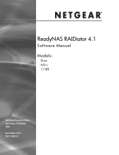 Netgear RNR4410 Software Manual
