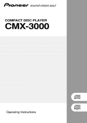 Pioneer CMX-3000 Owner's Manual