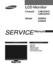 Samsung 226BW Service Manual