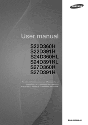 Samsung S27D360H User Manual (English)