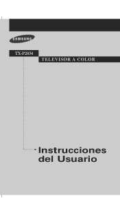 Samsung TX-P2034 User Manual (user Manual) (ver.00) (Spanish)