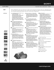 Sony DCR-SR82C Marketing Specifications (DCR-SR82)