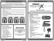 Cuisinart RHM-100 Quick Reference