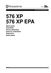 Husqvarna 576 XP Parts Guide