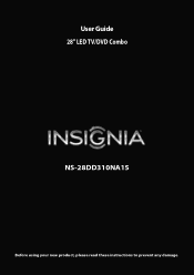 Insignia NS-28DD310NA15 User Manual (English)