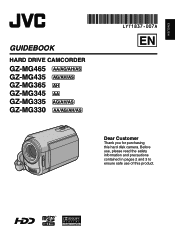 JVC GZ MG435 Guidebook