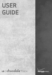 LG VX8575 Black Owners Manual - English