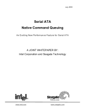 Seagate ST3500630A Serial ATA Native Command Queuing (670K, PDF)