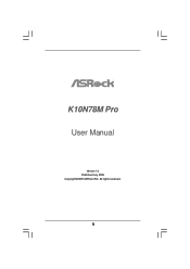 ASRock K10N78M Pro User Manual