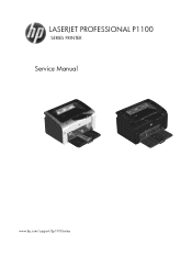 HP LaserJet Pro P1100 HP LaserJet Professional P1100 Series Printer - Service Manual