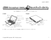 Lenovo ThinkPad 390X Japanese - ThinkPad 390X Setup Guide