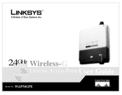 Linksys WAP54GPE Cisco WAP54GP Wireless-G Exterior Access Point User Guide