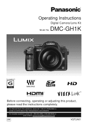 Panasonic DMC-GH1K Digital Still Camera