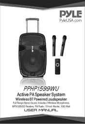 Pyle PPHP1599WU.5 Instruction Manual