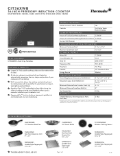 Thermador CIT36XWB Product Spec Sheet