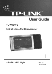 TP-Link TL-WN310G User Guide