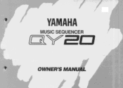 Yamaha QY20 Owner's Manual
