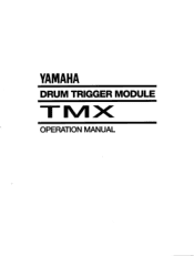 Yamaha TMX Owner's Manual (image)