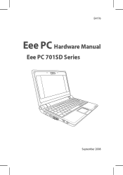 Asus Eee PC 701SD Linux User Manual