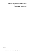 Dell Inspiron E1505 Owner's Manual