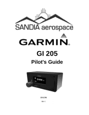 Garmin GI-205 Pilots Guide