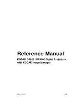 Kodak DP1100 Reference Manual