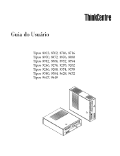 Lenovo ThinkCentre A60 (Brazilian Portuguese) User guide