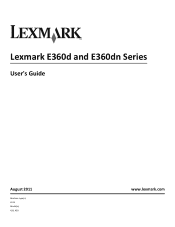Lexmark E360 User Guide