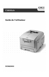 Oki C5800Ldn Guide: User's, C5800Ldn (Canadian French)